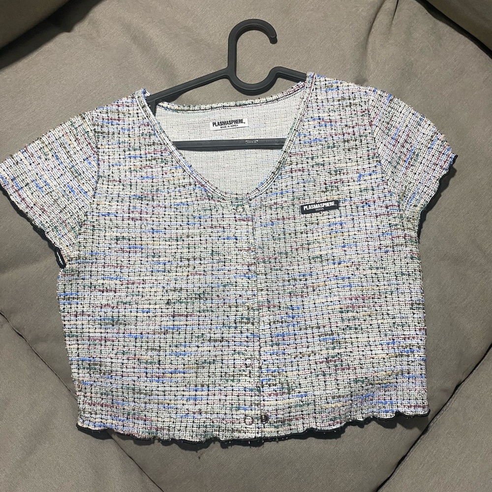 Used Korean brand Plasmasphere shirt